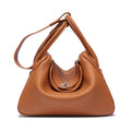 Color: Earth yellow, Model: 26 - Cow leather lychee platinum bag doctor bag medicine bag