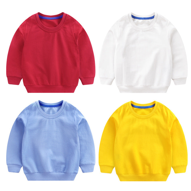 Children's warm sweater - Color: Yellow blue, Size: 100cm