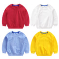 Children's warm sweater - Color: Yellow blue, Size: 100cm