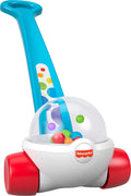 Fisher-Price Baby & Toddler Toy Corn Popper Blue Push-Along with Ball-Popping Action for Infants Ages 1+ Years 2-Piece Assembly
