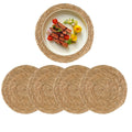 Boho Handwoven Rattan Placemats Set of 4