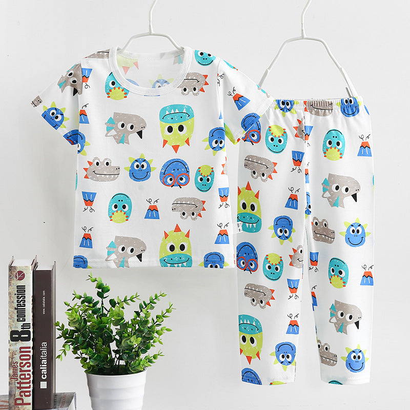 Color: 10style, Size: 90cm - Thin Home Service Suit Short Sleeve Trousers Combination