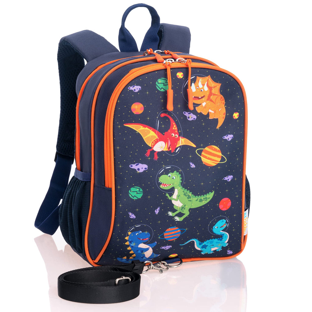 HappyVk Backpack with Leash for Kids Blue Small Daypack Backpacks