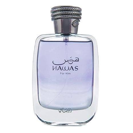 RASASI Hawas For Men Eau De Parfum Spray 100ML (3.4 Oz) - Long Lasting Arabian Perfume