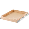 Pull Out Cabinet Organizer, 17"W x 21"D Cabinet Drawer, Soft Close Slide out Shelf, Heavy-Duty Sliding Wood Drawer, Bottom and Side Assembly Base Cabinet Organization for Kitchen Pantry Bathroom