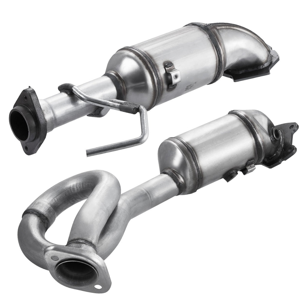 Catalytic Converter, 2 Pack, Compatible with 2012-2017 Jeep Wrangler 3.6L V6, Front, Replacement OE 641511, Stainless Steel Material High Flow Catalytic Converter, for Exhaust Gas Purification