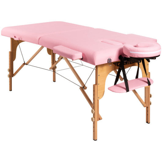 Height Adjustable Facial Spa Bed with Carry Case