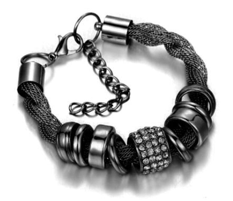Twisted Chain Bracelet for Women - Alloy Jewelry