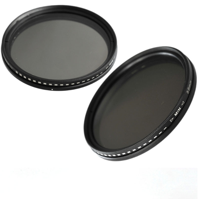 Adjustable ND Filter for Cameras - Multi-Caliber