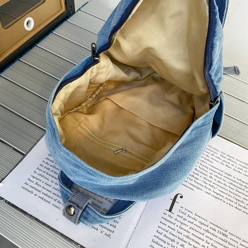 Cute Small Denim Backpacks for Women and Girls