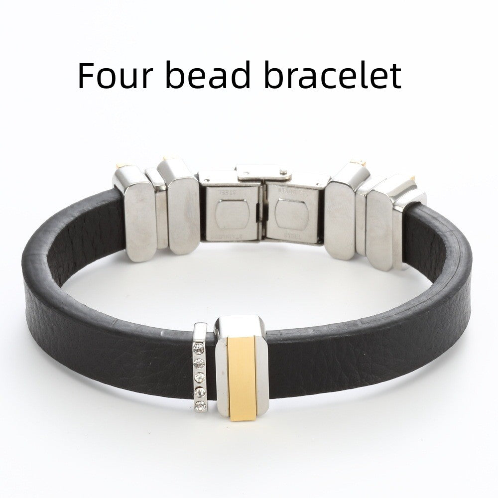 Punk Jewelry Diamond Bead Bracelet
