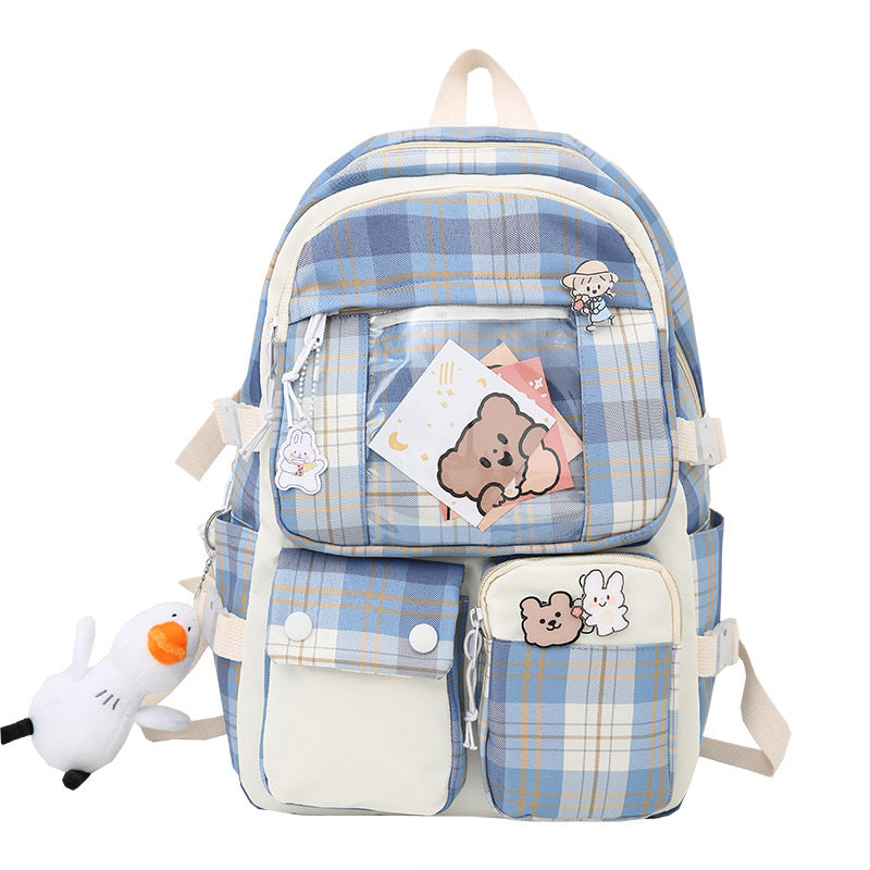 Stylish Ins Backpacks for High School and College Students