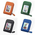 Color: Green - Zip Vault RFID Blocker Card Holder And Wallet