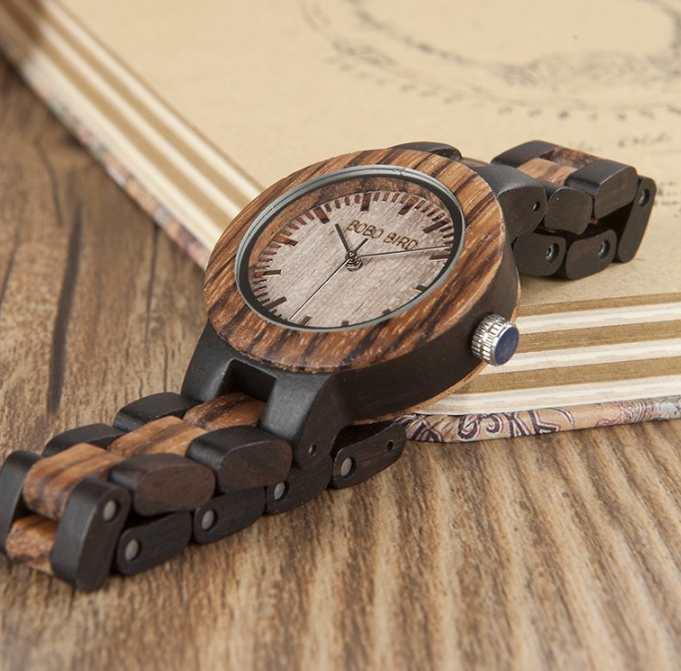 Elegant Wooden Pair Watches - His & Hers