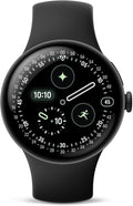Google Pixel Watch 4 (45mm) - Android - 2 Years of Data -Heart Rate,Sleep & Fitness Tracking - 40hr Battery - Matte Black Aluminum Case - Obsidian Active Band - LTE (2025) -Google Pixel Watch app