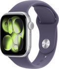 Apple Watch Series 11 [GPS 42mm] Smartwatch with Silver Aluminum Case with Purple Fog Sport Band