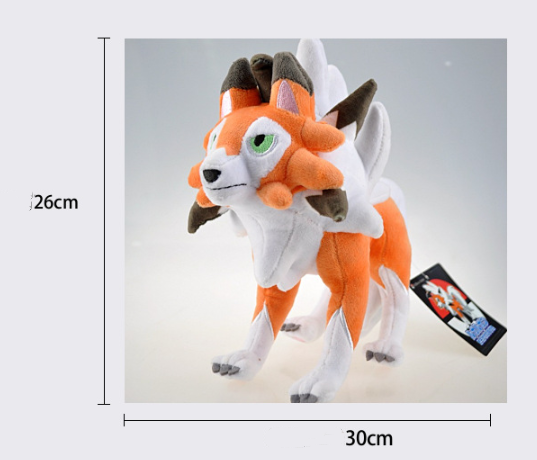 Soft Lycanroc Dusk Toy - Premium Pokémon Plush
