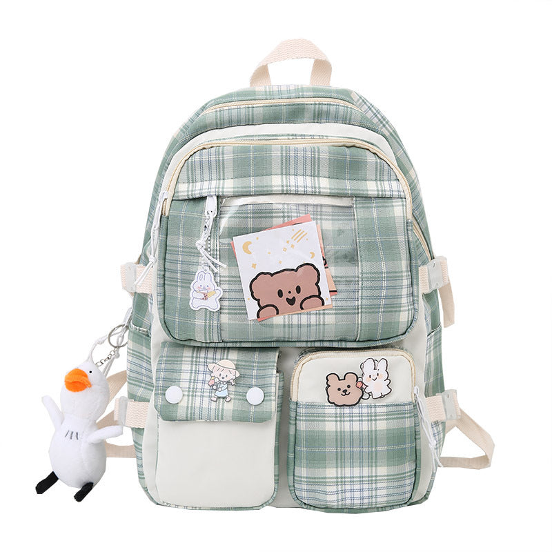 Stylish Ins Backpacks for High School and College Students