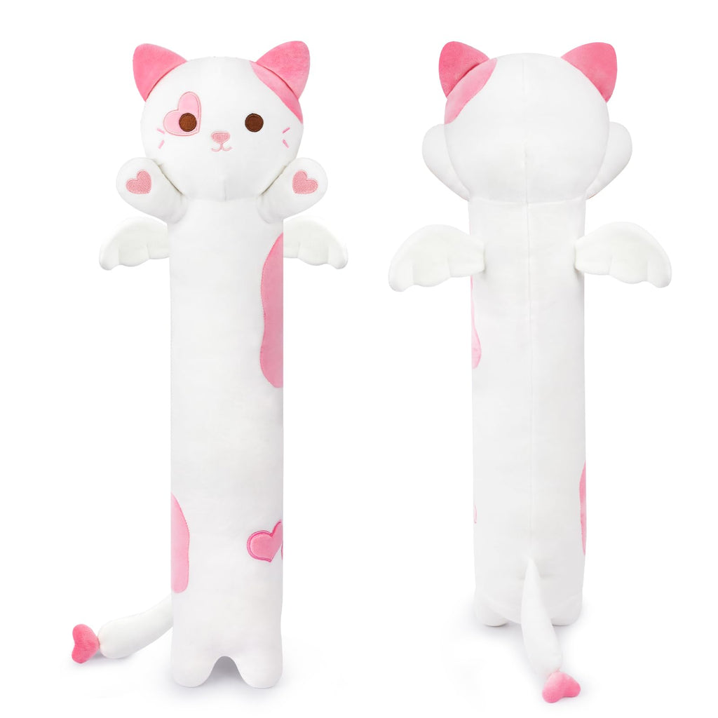 JIAJEGTGT Valentines Day Plush - Cat Valentines Stuffed Animal 22 Inch Soft Cat Stuffed Animals Pillow Valentines Stuffed Animal Plush Valentines Day Gifts for Her Girlfriend Kids