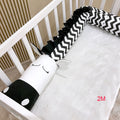 Cot Bumper Zebra Design in Cotton for Baby Safety