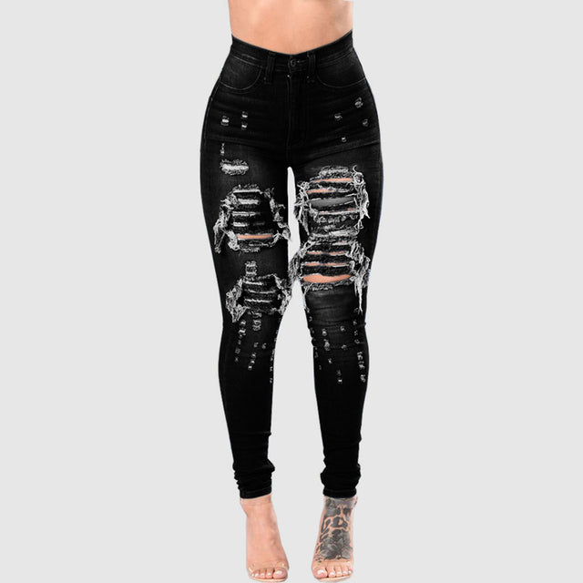 Fashion Slim Trendy Street Style Women's Jeans