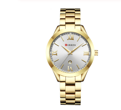 CURREN 9007 Women's Waterproof Quartz Watch with Calendar