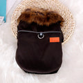 Reflective Warm Pet Fur Coat with Collar