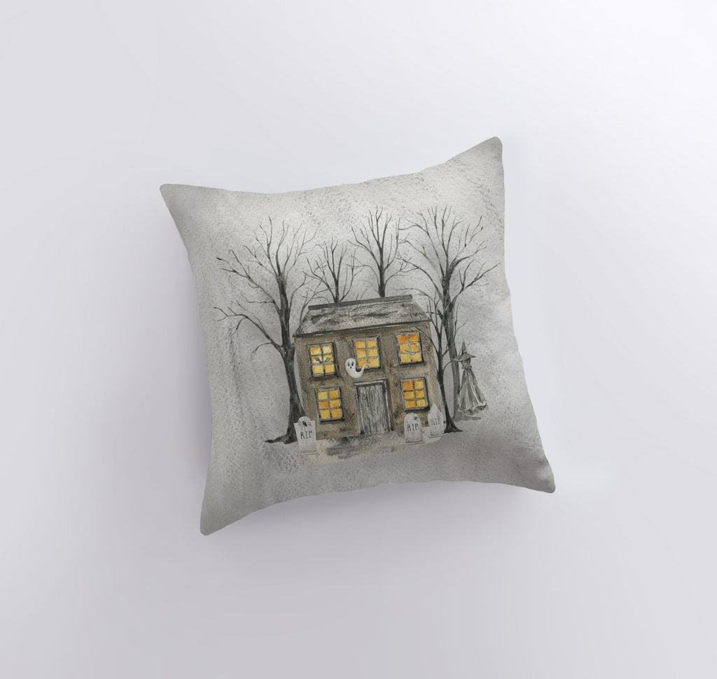 Spooky House Pillow