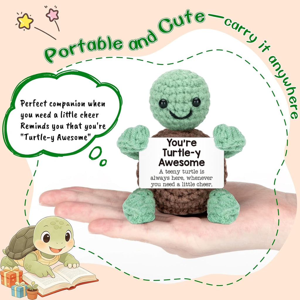Mini Funny Turtle Gifts Fathers Day Teacher Appreciation Graduation Back to School Nurses Week,