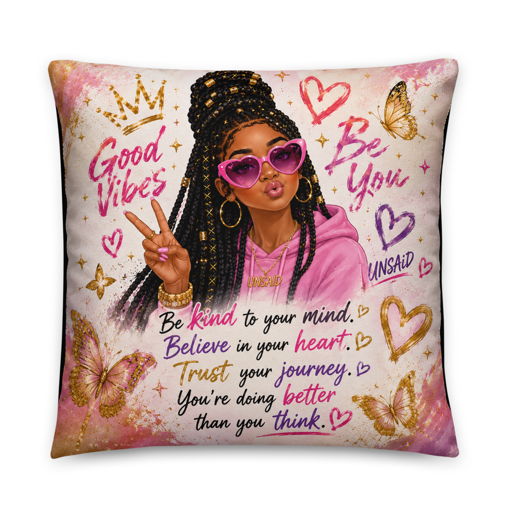 Vivid Print Comfort Pillow