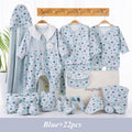 style: D, Child size: 59cm - Full Moon Baby Clothes Pure Cotton Newborn Suit