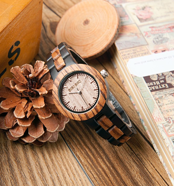 Elegant Wooden Pair Watches - His & Hers
