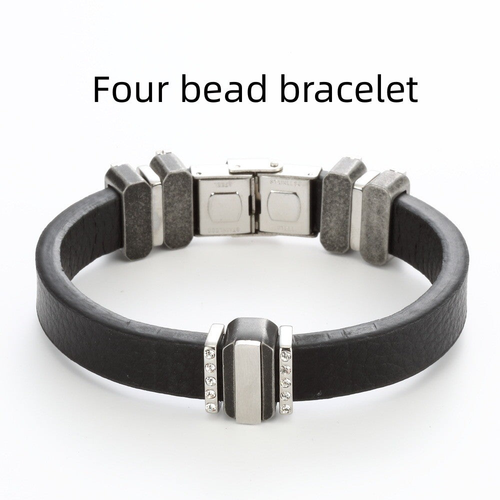 Punk Jewelry Diamond Bead Bracelet