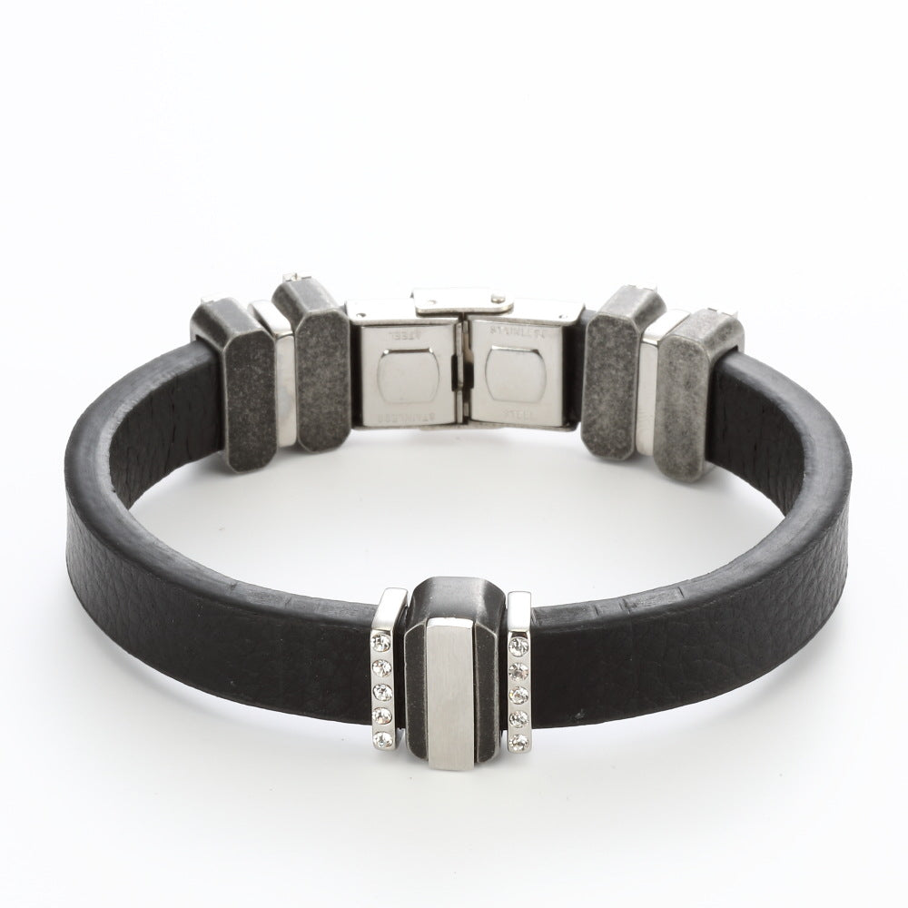 Punk Jewelry Diamond Bead Bracelet