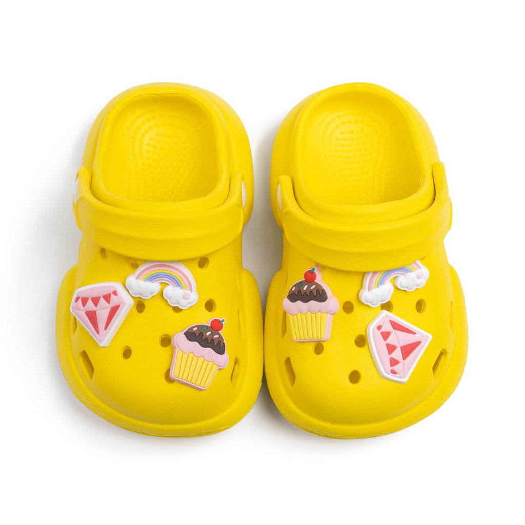KIDSUN Toddler Kids Boys Girls Cute Garden Clogs Water Sandals Slip On Shoes Slipper Slides Lightweight Outdoor Summer Infant Children Beach Pool Play Shoes (Baby/Toddler Kids)