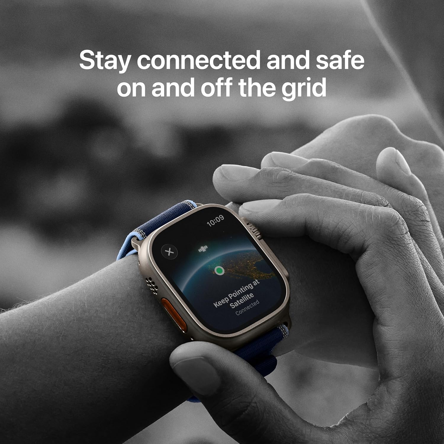 Apple Watch Ultra 3 [GPS + Cellular 49mm] Running & Multisport Smartwatch w/Rugged Titanium Case w/Black Titanium Milanese Loop