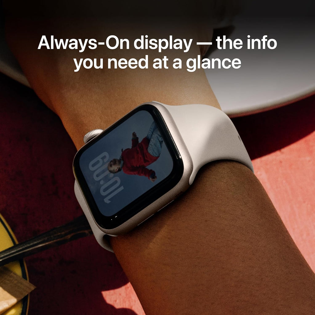 Apple Watch SE 3 [GPS 44mm] Smartwatch with Midnight Aluminum Case with Midnight Sport Band