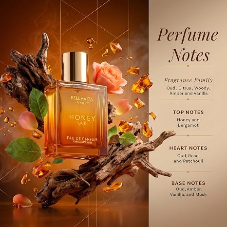 Bellavita Luxury Honey Oud Eau de Parfum | 100 ml (3.4 fl.oz.) |