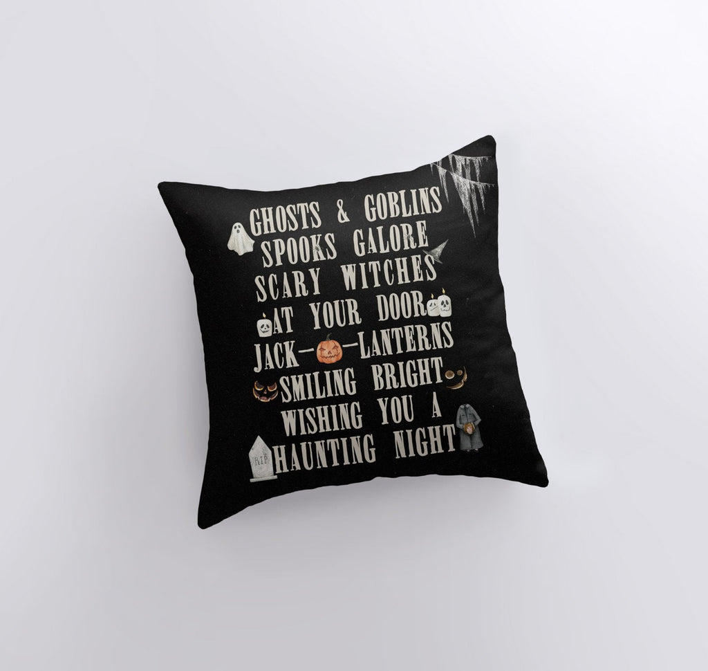Ghost and Goblins Pillow