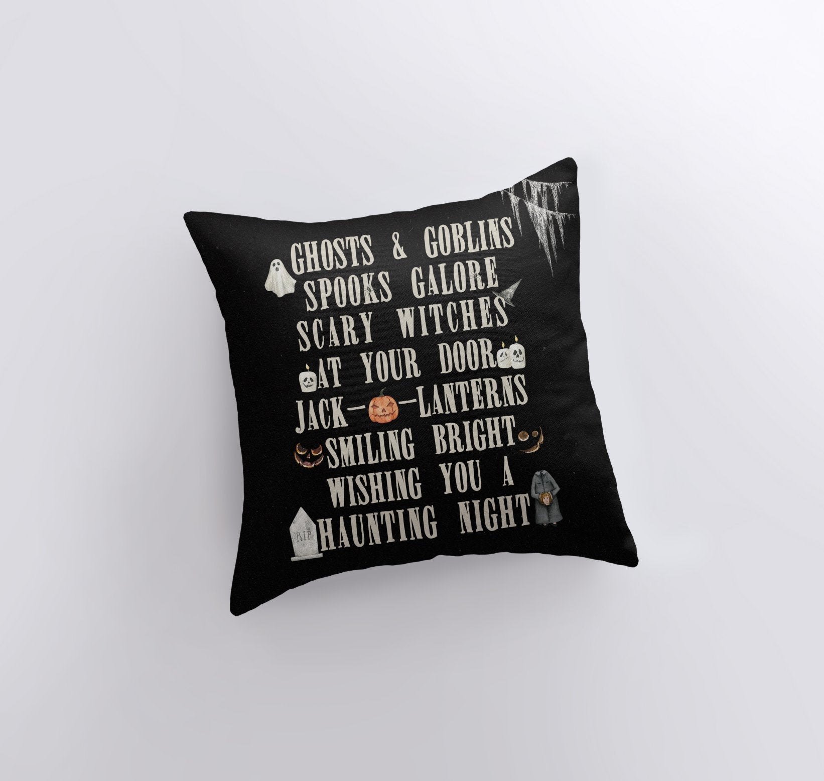 Ghost and Goblins Pillow