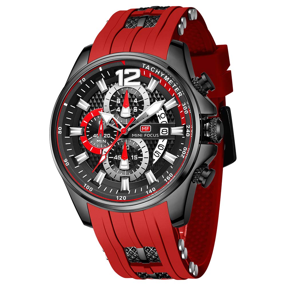 Mini Focus Chrono Red-Black Men's Watch
