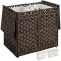 Greenstell Collapsible Laundry Basket with Lid and Multi-Section Liners