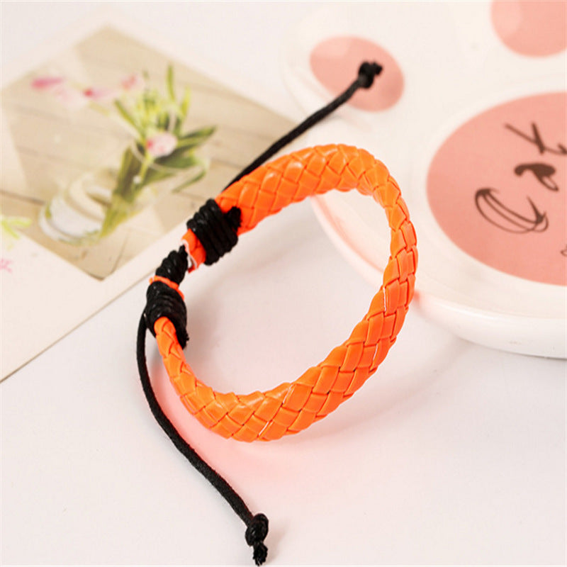 Korean PU Braided Bracelet Jewelry