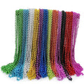GiftExpress 144 pack Mardi Gras Beads Bulk Mardi Gras Beads Necklaces Assortment Throw Beads in Bulk Gasparilla beads