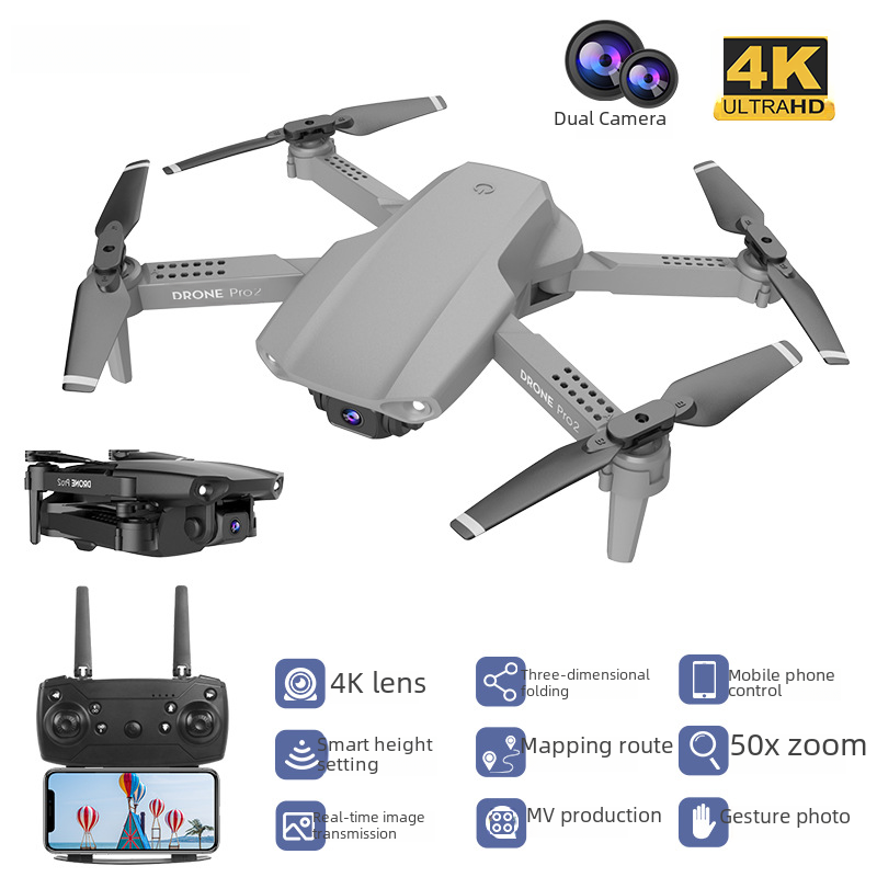 e99pro2 Foldable Drone with HD Dual Cameras