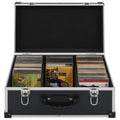 CD Case for 60 CDs Aluminum ABS Black