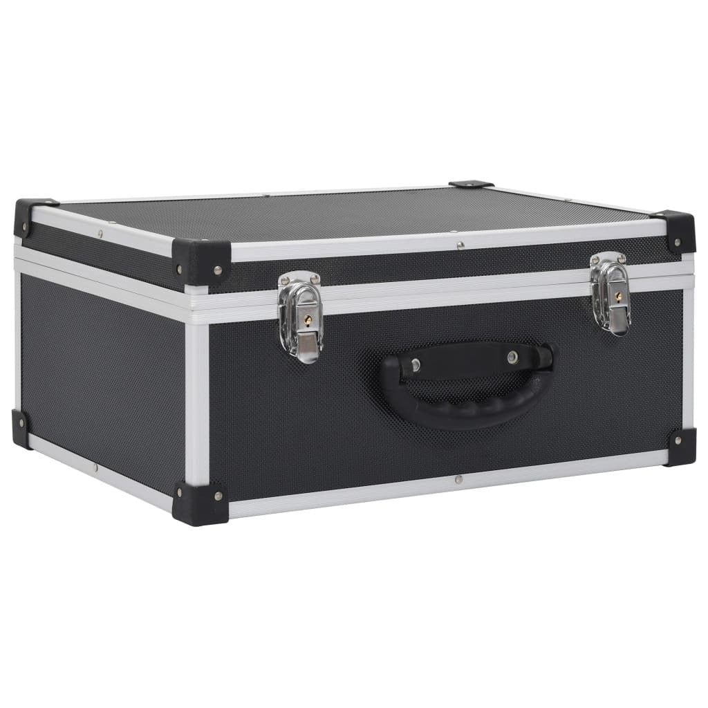 CD Case for 60 CDs Aluminum ABS Black