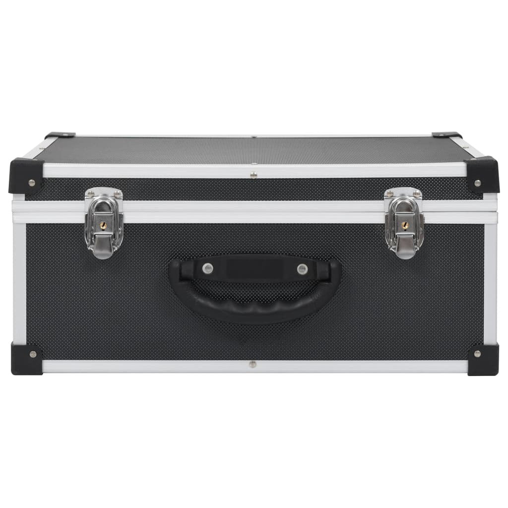 CD Case for 60 CDs Aluminum ABS Black