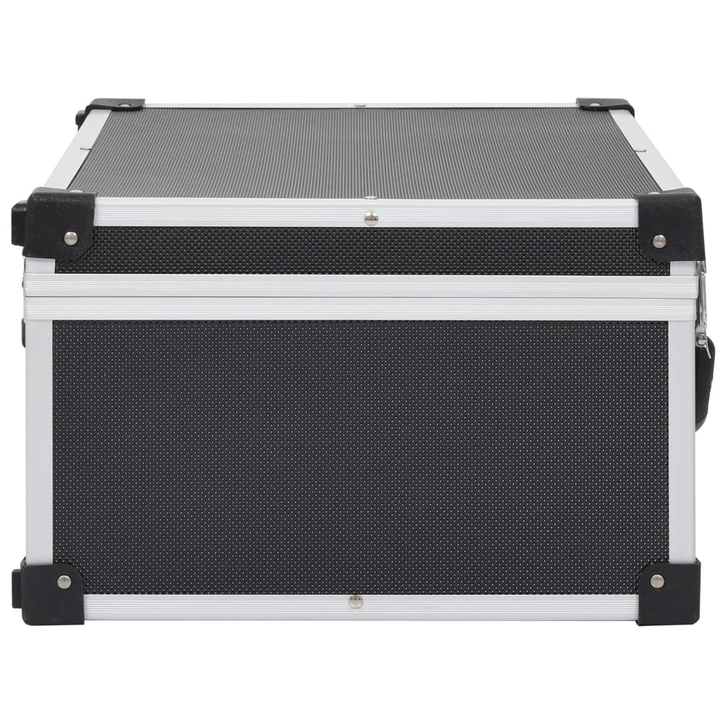 CD Case for 60 CDs Aluminum ABS Black