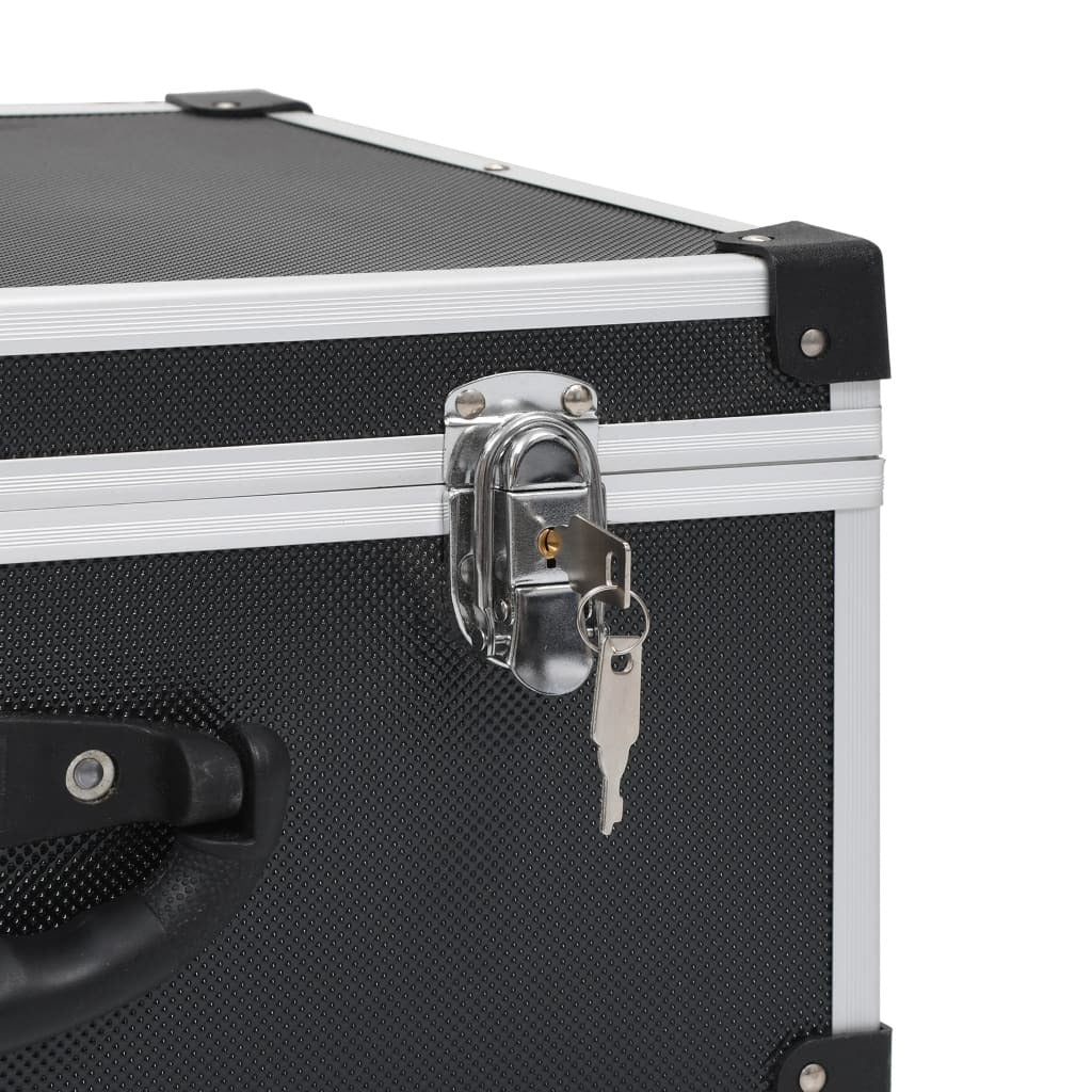 CD Case for 60 CDs Aluminum ABS Black